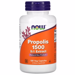NOW Foods، بروبوليس 1500، 300 ملغ، 100 كبسولة نباتية
