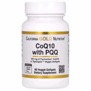 كاليفورنيا جولد للتغذية، CoQ10 مع PQQ، يوبكوينون USP، كبسولة نباتية من التابيوكا مع ليسيثين عباد الشمس، 100 ملغ، 60 كبسولة نباتية