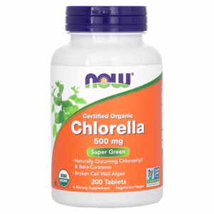 NOW Foods, Certified Organic Chlorella, 3,000 mg, 200 Tablets