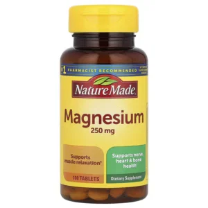 Nature Made, Magnesium, 250 mg, 100 Tablets
