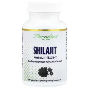 Paradise Herbs, Shilajit Extract, 250 mg, 60 Vegetarian Capsules