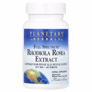 Planetary Herbals, Full Spectrum™ Rhodiola Rosea Extract, 60 Tablets (327 mg Per Tablet)