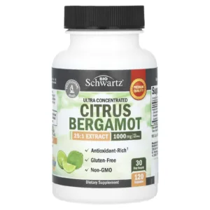 BioSchwartz, Ultra Concentrated Citrus Bergamot, 120 Capsules (250 mg)